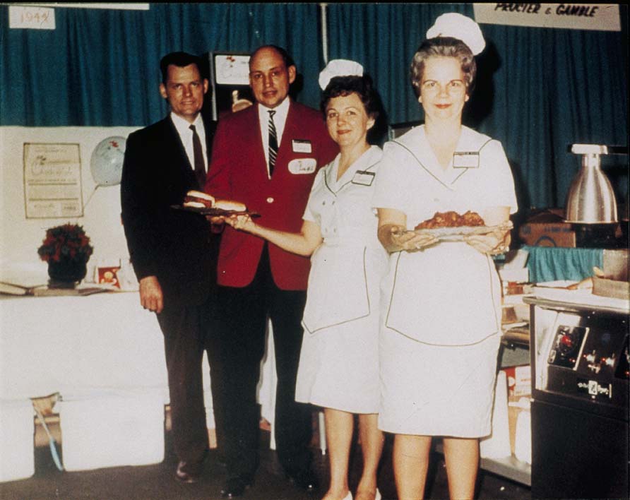 The Cathy Family at a Chick-fil-A
