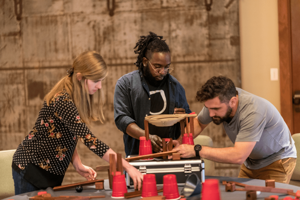 Team Collaborating on a Project