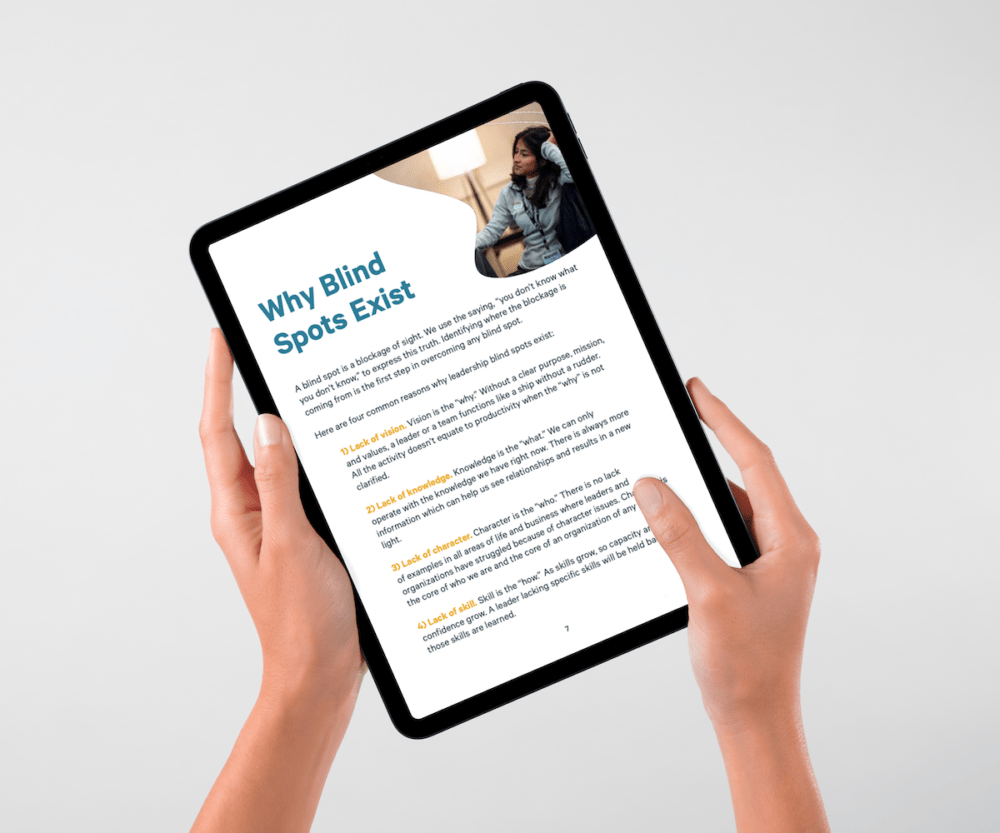 Blind Spots eBook by Master Coach Charles Hooper, Jr. - WinShape Teams